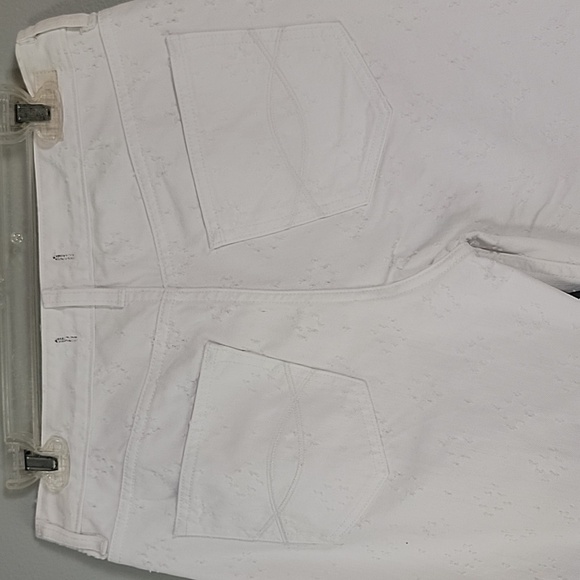 Abercrombie & Fitch white detailed distressed jeans - Picture 7 of 12